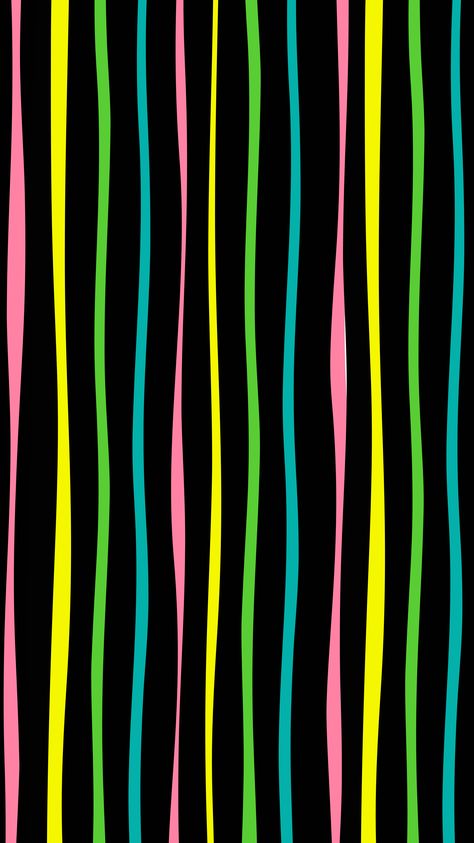 Wallpaper Plain, Colourful Wallpaper, Colourful Wallpaper Iphone, Neon Backgrounds, Neon Stripes, Bright Stripes, Wallpaper Black, Tumblr Wallpaper, Homescreen Wallpaper