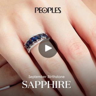 Peoples Jewellers September Born, Peoples Jewellers, September Birthstone, Royalty, Sapphire, Gems