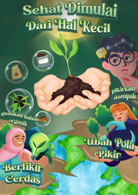 Poster Lomba plannerfree 🍇 Biodiversity Poster Ideas, Recycling Poster, Canva Free Elements, Save Earth Drawing, Graphic Design Posters Layout, Instagram Poster, Drip Fits, Conservation Biology, Keyword Elements Canva