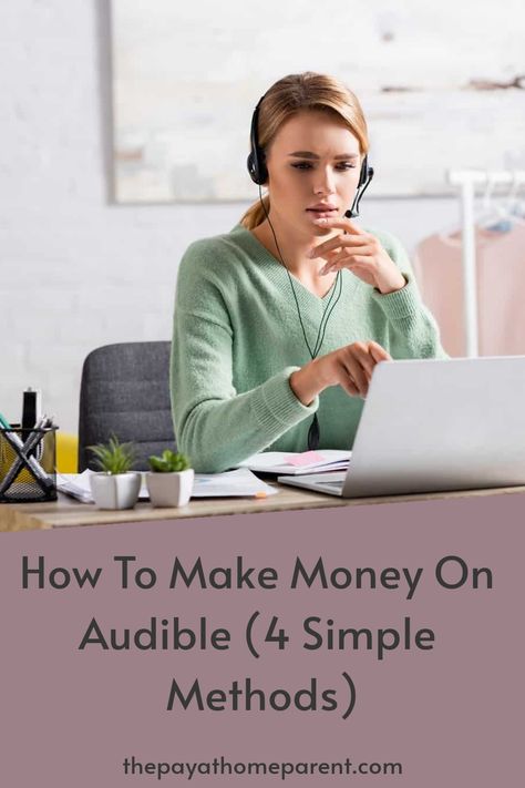 If you're looking to earn some extra cash, Audible could be a great platform for you. However, it's not just a side hustle - if used correctly, it has the potential to bring in a substantial amount of money. With Audible, there are many opportunities to monetize your skills and interests by creating audiobooks or narrating existing ones. By putting in the effort and utilizing all of the platform's features, you can turn your passion for storytelling into a profitable venture. I Need Money Now, Living Frugal, Dream Jobs, Passive Money, Free Stuff By Mail, Virtual Assistant Business, Mom Jobs, Get Free Stuff, Side Gigs