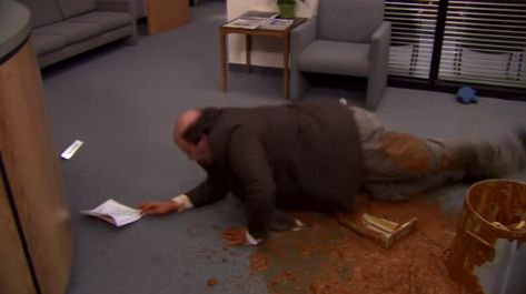 You can make the family recipe passed down for generations at home--just don't spill it like Kevin did! Amanda Nighbert, The Office Show, Family Recipe, Chili Recipe, Reception Areas, Chili Recipes, Peacocks, How To Dry Oregano, Best Shows Ever