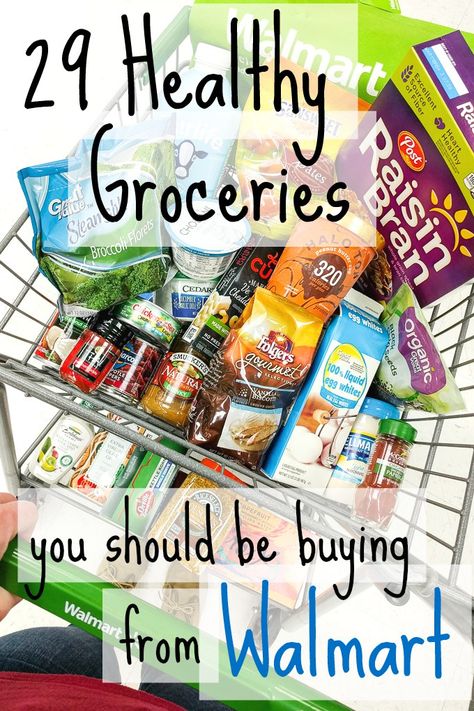 29 Healthy Groceries You Should Be Buying at Walmart | theeverykitchen.com Office Food, Healthy Snacks To Buy, Healthy Instant Pot Recipes, Healthy Grocery List, Healthy Groceries, Healthy Work Snacks, Snacks For Work, Healthy Snacks For Kids, Healthy Meal Prep