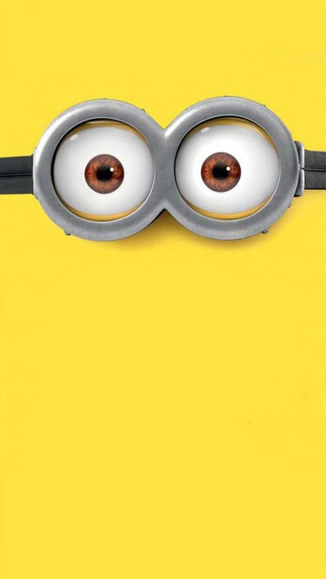 Funny 3D Iphone Wallpaper Minions Eyes, Cute Minions Wallpaper, Despicable Me 2 Minions, Happy Birthday Minions, Minion Banana, Minion Pictures, Minion Birthday Party, Minions Love, Cute Minions