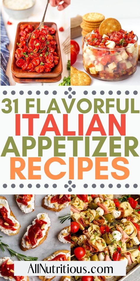 Essen, Italian Appetizer Recipes, Italian Finger Foods, Italian Appetizers Easy, Italian Recipes Appetizers, Italian Appetizer, Antipasto Pasta Salads, Italian Dinner Party, Healthy Italian