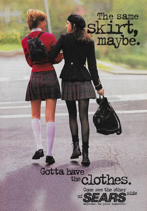 Vintage Back To School, Just Seventeen, Photowall Ideas, Seventeen Magazine, School Uniforms, 가을 패션, 2000s Fashion, Mode Inspiration, Corsets