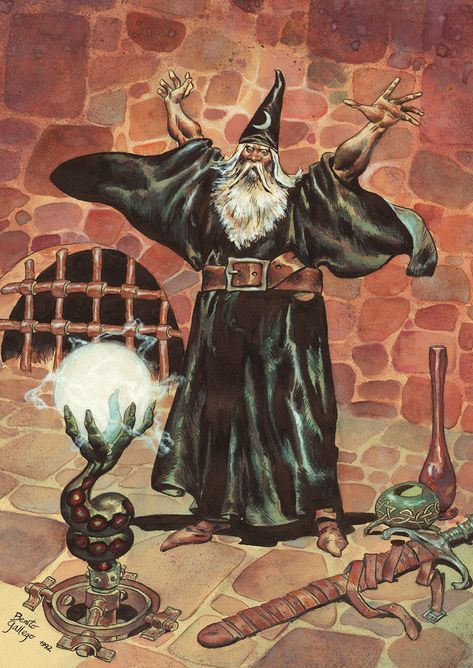 Old Wizard, Evil Wizard, Fantasy Wizard, Dungeons And Dragons Art, Occult Art, High Fantasy, Arte Fantasy, Fantasy Rpg, Medieval Fantasy