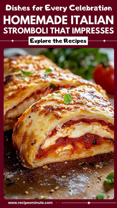 Enjoy the ultimate comfort food with this Versatile Italian Rolled Pizza recipe! Perfect for any occasion, this Italian Stromboli can be stuffed with your favorite ingredients, from spicy sausage to colorful bell peppers. Its hand-held nature makes it ideal for parties, picnics, or casual dinners at home. Easy to make and even easier to devour, this dish promises to deliver satisfaction with every bite. Pair it with a crisp salad or garlic bread for a complete meal that everyone will adore! Rolled Pizza, Italian Stromboli, Italian Rolls, Crisp Salad, Cheese Sauce For Pasta, Sausage Spaghetti, Classic Pizza, Pizza Flavors, Spicy Sausage