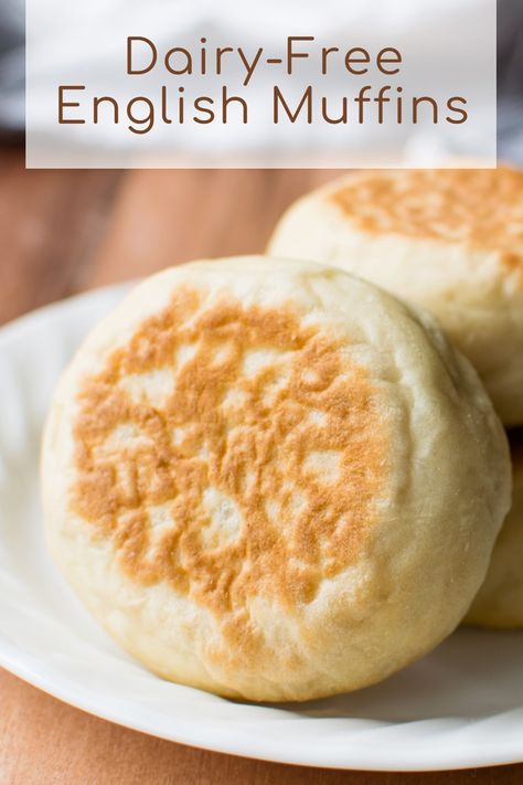 Vegan English Muffin Recipe, Gluten Free English Muffin Recipe, Vegan English Muffins, Sourdough English Muffin Recipe, English Muffins Recipe, Gluten Free English Muffins, Dairy Free Muffins, Sourdough English Muffins, English Muffin Bread