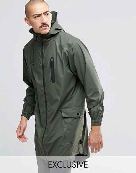 Rain Jacket Outfit Men, Waterproof Jacket Outfit, Rain Jacket Outfit, Winter Outfits Canada, Raincoat Men, Rain Parka, Black Rain Jacket, Waterproof Parka, Tactical Wear