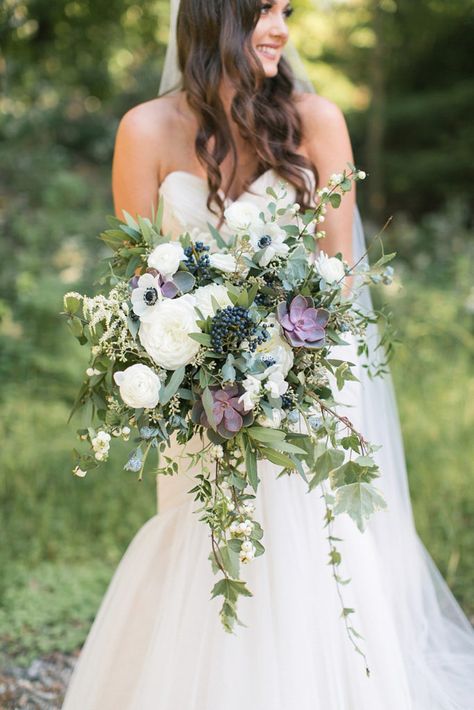 Virtual Wedding, Succulent Bouquet Wedding, Purple Bouquets, Rustic Farm Wedding, Purple Wedding Bouquets, Wedding Binder, Flowers And Greenery, Succulent Bouquet, Lilac Wedding