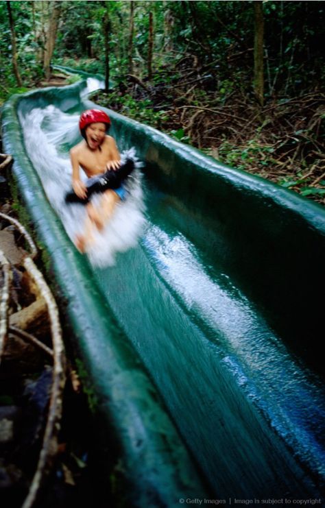 Jungle water slide in Buenavista: Guanacaste, Costa Rica Costa Rica Resorts, Guanacaste Costa Rica, Romancing The Stone, Costa Rica Vacation, Costa Rica Travel, I Want To Travel, Water Slide, Future Travel, Water Slides