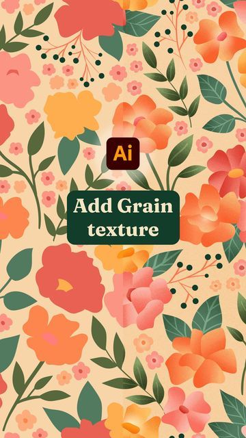 Texture In Illustrator, Adobe Design, Adobe Illustrator Tutorials, Grain Texture, Illustrator Tutorials, Graphic Design Tutorials, Design Tutorials, Try It, Let Me Know