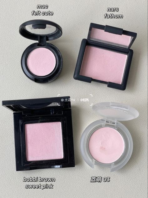 Cooltone Makeup Looks, Cool Toned Blush Makeup, Pink Highlight Makeup, Cool Toned Pink Blush, Cool Pink Blush, Blush Under Eyes Makeup, Cool Tone Makeup Products, Cool Tone Blush, Cool Toned Blush