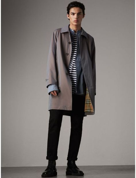 Burberry The Camden - Long Car Coat Designer Menswear, Car Coat, Mens Designer Fashion, Burberry Men, Cotton Twill, Trench Coat, Burberry, Normcore, Blazer