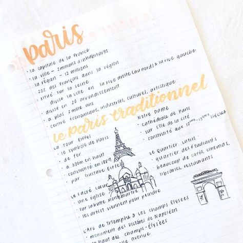 jasmine (studyquill) | Studying Amino Amino French Notes, Study French, Neat Handwriting, College Notes, French Language Lessons, School Organization Notes, Study Organization, Notes Organization, Pretty Notes