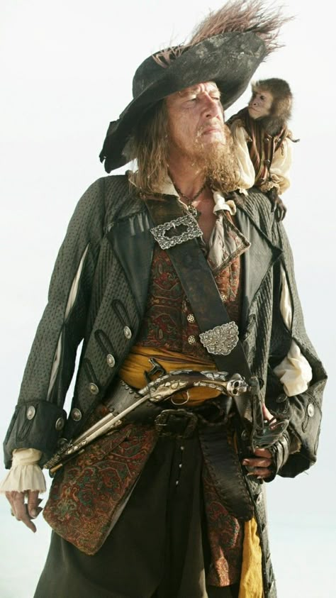 Pirate Clothing, Captain Barbossa, Hector Barbossa, Geoffrey Rush, Kaptan Jack Sparrow, Pirate Cosplay, Pirate Island, Pirate Outfit, The Carribean