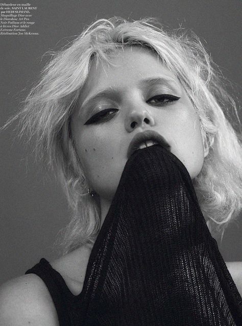 Paris September, Sky Ferreira, Vogue Paris, Editorial, Blonde, Vogue, Paris, Black And White, Hair