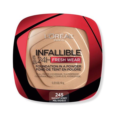 Base Loreal, Best Powder Foundation, Infallible Foundation, Spf Foundation, Paris Makeup, Loreal Paris Infallible, Best Powder, Best Drugstore Makeup, Beauty Products Drugstore