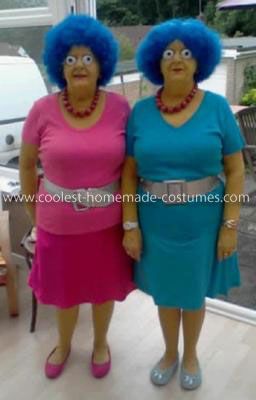 Patty And Selma, Funny Couples Costumes, Two Person Costumes, Homemade Couples Costumes, Last Minute Halloween Costume Ideas, Cool Couple Halloween Costumes, Simpsons Halloween, Twin Costumes, Sister Costumes