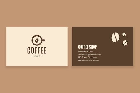 Free Vector | Free vector flat design coffee shop vertical business card Coffee Business Card Design, Cafe Visiting Card, Business Card Design Coffee, Coffee Business Card, Caffe Design, Coffee Branding Design, Coffee Shop Business Card, Design Coffee Shop, Digital Sketching