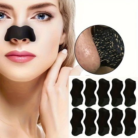 Clean Nose Pores, Paper Face Mask, Nose Pore Strips, Black Head Remover Mask, Nose Pores, Blackheads On Nose, Pore Strips, Nose Mask, Nose Strips