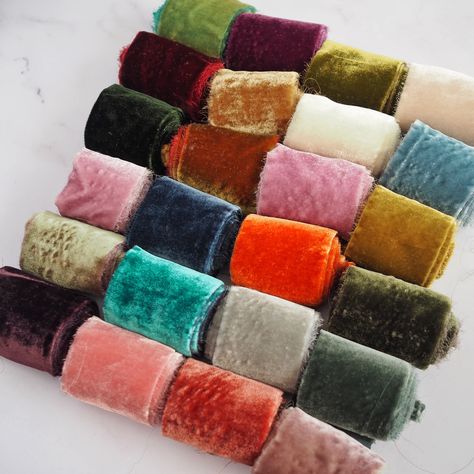 Macrame Supplies, Hanging Macrame, Ribbon Crafts, Woven Wall Hanging, Silk Velvet, Velvet Ribbon, Wool Yarn, Recycled Cotton, Wall Hangings