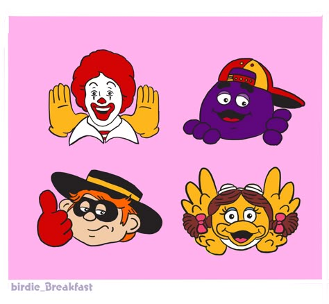 Birdie Mcdonalds, Mcdonalds Mascot, Mcdonalds Illustration, Mcdonalds Characters, Mcdonald Illustration, Global Village Coffeehouse, Mcdonald's Happy Meal, Old School Cartoons, Best Nature Wallpapers