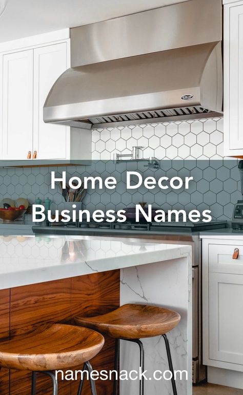 Home Staging Business Names, Decorating Business Names, Home Decor Names Ideas, Home Decor Brand Name Ideas, Furniture Brand Name Ideas, Interior Design Logos Ideas, Home Decor Business Names Ideas, Interior Design Names Ideas, Decor Business Names Ideas