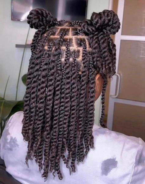 Can someone please tell me what hair was used here or who did this style? 2 Strand Twists Women, Twist On Natural Hair Two Strand, Double Strand Twist Women, Afro Twist Short, 2 Strand Twist Women Natural Hair, Twist With Extensions Two Strand, Female Loc Styles Two Strand Twist, Cuban Hair Twist, Mini Passion Twists Short