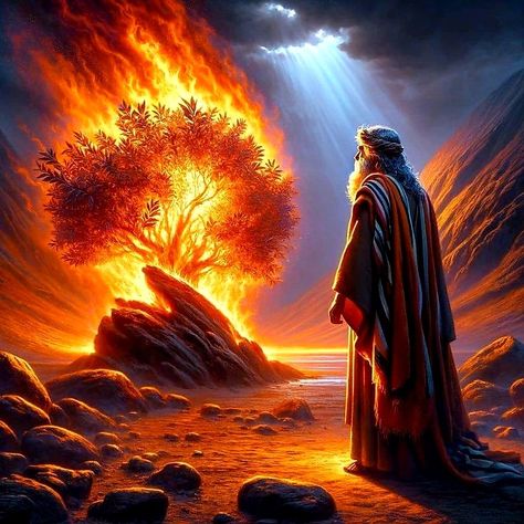 Exodus 3,14 Exodus Bible, Biblical Artwork, Bible Artwork, Christian Illustration, Exodus 3, Terra Santa, Church Media Design, Jesus Christ Painting, Jesus Artwork