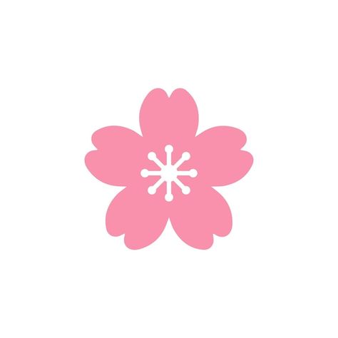 Cherry blossom icon vector sakura illust... | Premium Vector #Freepik #vector #japanese-sakura #japan-logo #sakura-logo #japanese-cherry-blossom Flower Logo Design Ideas, Cherry Blossom Icon, Sakura Illustration, Blossom Icon, Flower Logo Design, Logo Design Ideas, Flower Logo, Premium Vector, Cherry Blossom