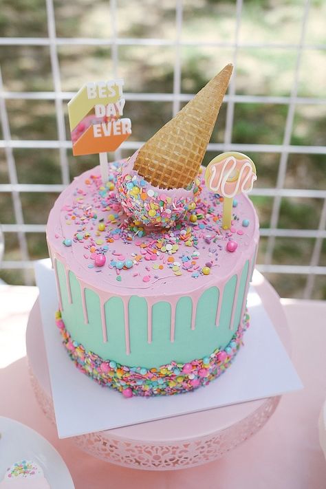 Kara's Party Ideas Pastel Sweet 2nd Birthday Party | Kara's Party Ideas Fourever Sweet Cake Ideas, Too Sweet 2nd Birthday Cupcakes, Two Sweet Cake Table, Four Sweet Birthday, Two Is Sweet Birthday Party, 5 Is Sweet Birthday, Sweet Six Party Ideas, Fourever Sweet Cake, Seven Is Sweet Birthday