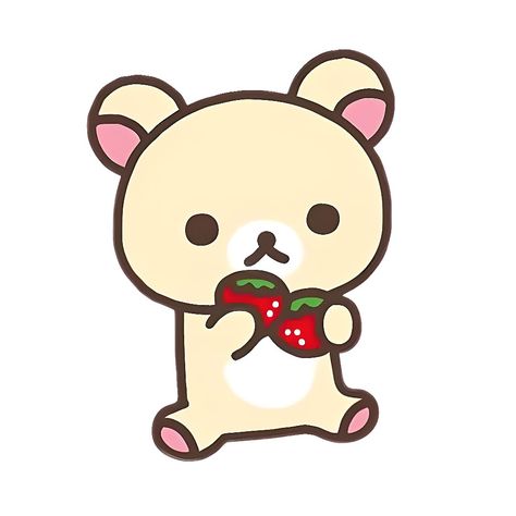 Korilakkuma Strawberry, Vinyl Magnets, Sanrio Wallpaper, Little Doodles, Car Bumper Stickers, Kitty Wallpaper, Cute Little Things, Rilakkuma, Hello Kitty Wallpaper