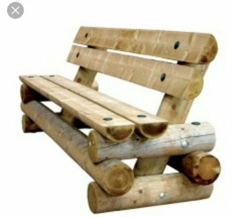 Rustic Outdoor Benches, Log Chairs, Rustic Furniture Design, Twig Furniture, Rustic Log Furniture, Outdoor Furniture Diy Easy, Rustic Wood Furniture, Rustic Bench, Diy Wooden Projects