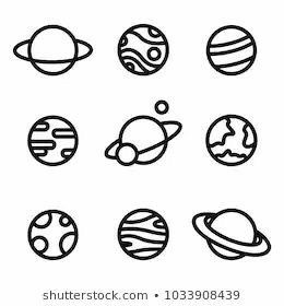 planets Space Doodles, Cute Small Drawings, Planet Drawing, Free Doodles, Doodle Doodle, Dibujo Simple, Small Doodle, Space Drawings, Small Drawings