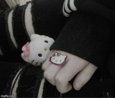 Hello Kitty, Gif, Kitty, Black And White, White, Black