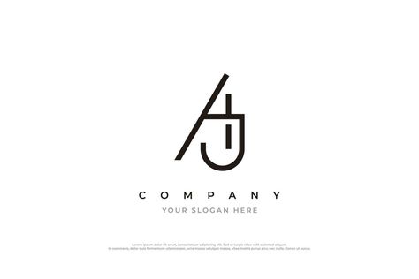 Aj Monogram Logo Design, Aj Name Logo, Aj Logo Design Letter, Aj Logo Design, Aj Monogram, Aadivasi Name Logo, Ja Logo, Aj Logo, Photography Name Logo