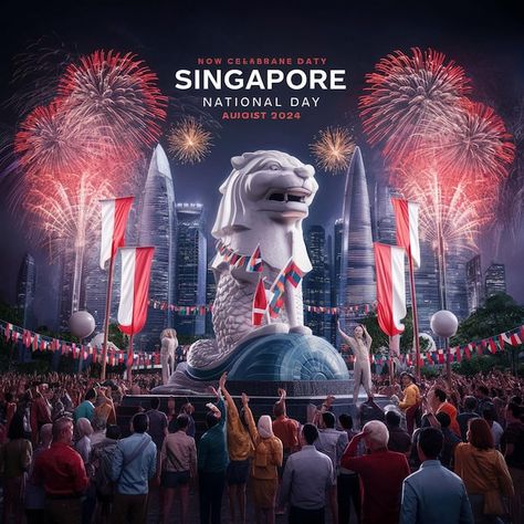 National Day Singapore, Singapore National Day, Stationery Templates, Business Card Maker, Flyer Maker, Poster Maker, Poster Invitation, Presentation Template Free, National Day