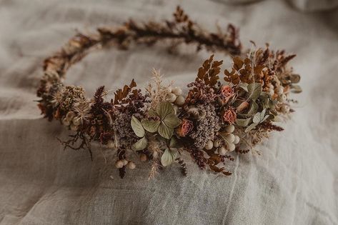 Dried Flower Crown, Jade Wedding, Dried Hydrangeas, Wedding Wreaths, Wedding Hair Flowers, October Wedding, North Wales, Floral Crown, How To Preserve Flowers