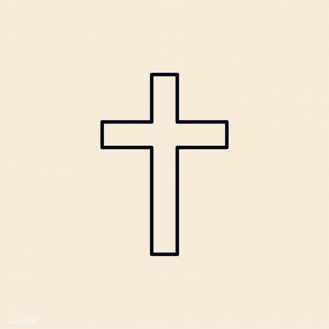 Illustration of a Christian cross | free image by rawpixel.com / NingZk V. Cross Aesthetic Christian Beige, Beige Cross Wallpaper, Christian App Icons Aesthetic, Cross Widget Icon, Christian Wallpers Cross, Beige Christian Widgets, Cross Illustration Christian, Aesthetic Pictures For Wall Collage Christian, Cross Logo Christian