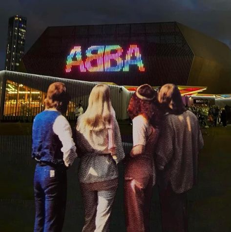 Abba My Love My Life, Abba Widget, Abba Playlist Cover, Abba Aesthetic Vintage, Abba Aesthetic Outfits, Abba Inspired Outfit, Abba Aesthetic, Abba Poster, Abba Band