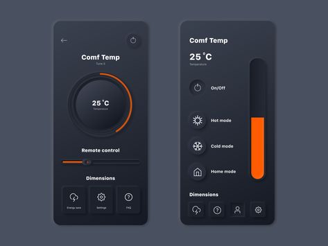 temperature app by Vladimir Laur Best Theme For Android, Ui Design Mobile, Themes For Mobile, Ui Ux 디자인, Ui Design Dashboard, Ux App Design, App Design Layout, Android Design, Mobile App Design Inspiration