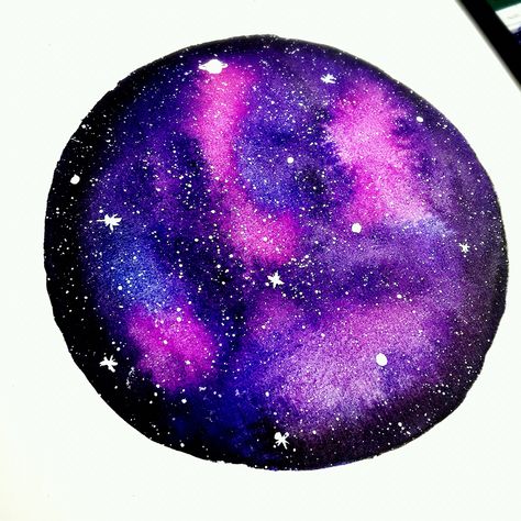 Galaxy Painting Watercolor, Slime Galaxy, Slime Ideas, Galaxy Slime, Satisfying Things, Slime Craft, Glitter Slime, Galaxy Painting, Diy Slime