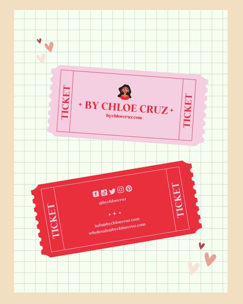 New business card design coming soon! It's going to be movie ticket shaped!! 😍🎟️ #bychloecruz #vancouver #vancouverbc #vancity #shopcanada Movie Ticket Design, Ticket Business Card, Theatre Branding, Ticket Illustration, Movie Ticket, Ticket Card, Ticket Design, Theater Tickets, Branding Ideas