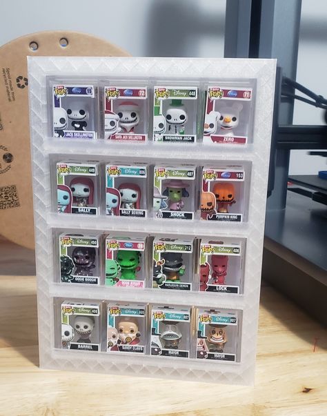 How To Organize Funko Pops, Funko Pop Display Ideas Diy, Pop Display Ideas, Funko Pop Display Ideas, Bitty Pop, Jack Skellington Santa, Funko Pop Display, Small Lips, Pop Display