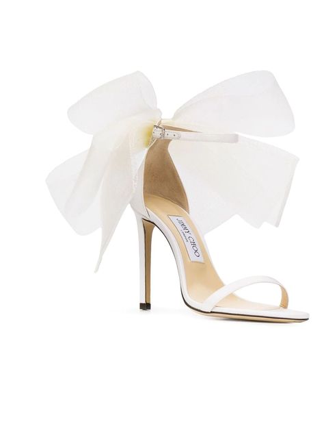 Jimmy Choo Aveline 100mm Sandals - Farfetch Jimmy Choo Aveline, Jimmy Choo Heels, Sarah Jessica, Bride Shoes, Inspiration Mode, Jimmy Choo Shoes, Bridal Shoes, Luxury Shoes, Cute Shoes