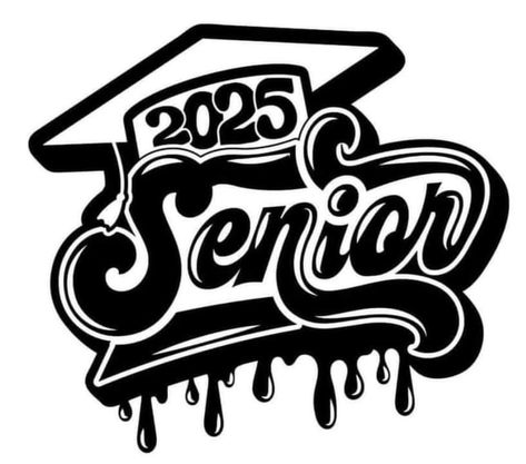 Graduation Logo, Seniors 2024, Cricket Machine, Sr Logo, Grad Party Favors, Senior Ideas, Cricut Supplies, Tshirt Printing, Cap Designs