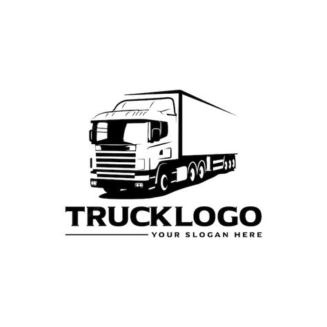 Truck Logo Design, Truck Logo, Truck Icon, Logo Design Modern, Trucking Companies, Company Logo Design, Modern Logo Design, Simple Logo, Graphic Design Logo