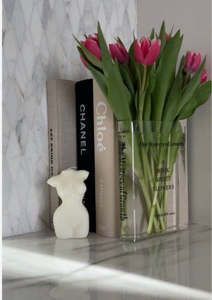 Check out this item I found on LTK https://liketk.it/44LDy?product=e21d793a-c6a6-11ed-b124-0242ac110005 Download the LTK app to take a look! Bed Room Vase, Aeshetic Vase, Tulips In Vase Aesthetic, Flower Vase Book, Book About Flowers, Girlie Apartment, Floral Interior Decor, Awsthetic Vase, Cute Bookshelf