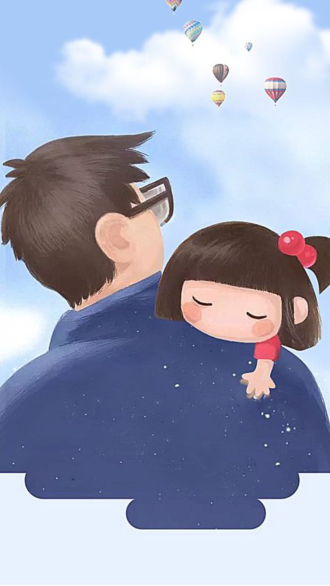 Father's Day Drawing, Father Daughter Photos, Dad Drawing, Happy Fathers Day Images, Father And Daughter Love, Father Art, Happy Father Day Quotes, Father And Baby, Blue Background Images